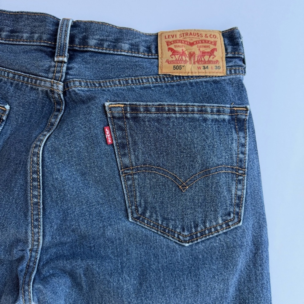 Men’s Levi’s 505 Jeans Size 34 x 30​ - Picture 8 of 8